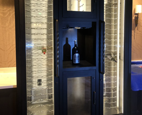Botellero a medida en uno de nuestros proyectos: Glass