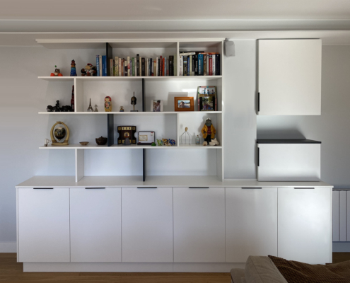 Mueble de salón en uno de nuestros proyectos: Nervión