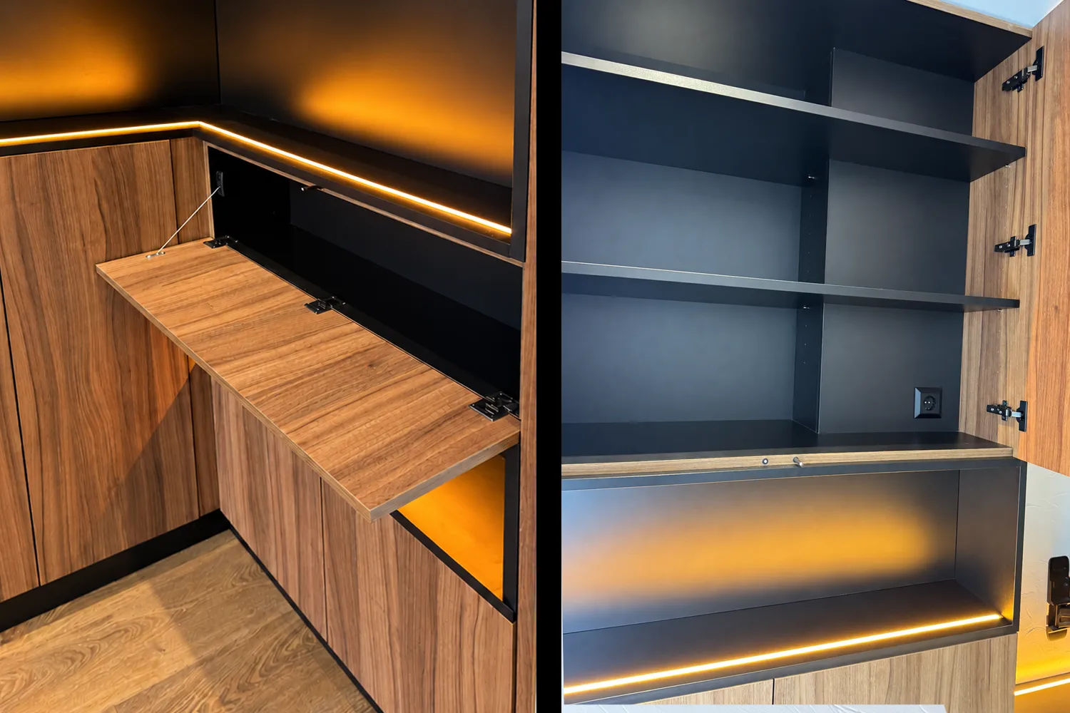 Muebles con iluminación